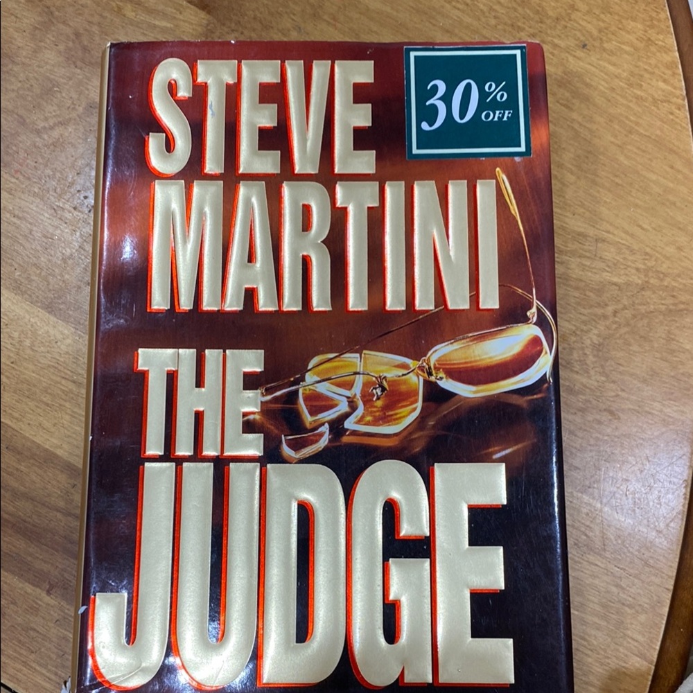 “The Judge”, by Steve Martin, hardcover book.